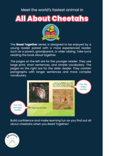 All About Cheetahs back cover