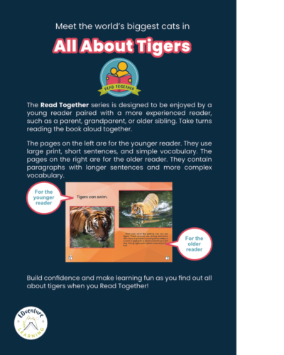 All About Tigers back cover