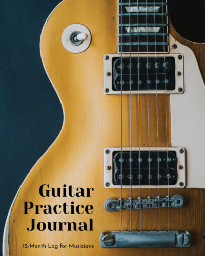 Electric Guitar Practice Journal Cover