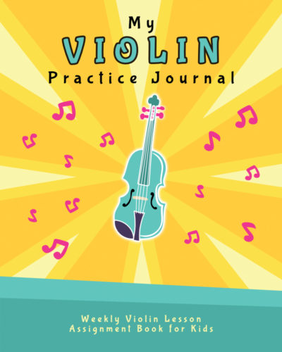 My Violin Practice Journal cover