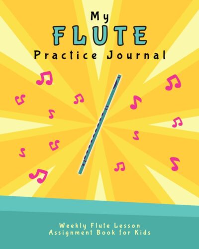 My Flute Practice Journal front cover